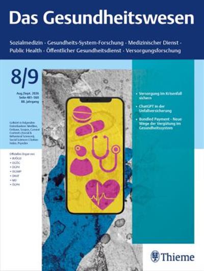 Gesundheitswesen Ausgabe 2026008