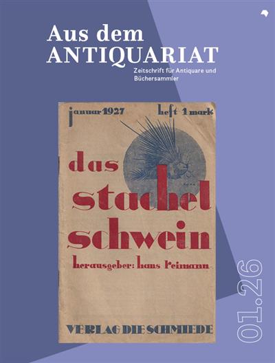 Aus dem Antiquariat Ausgabe 2026001