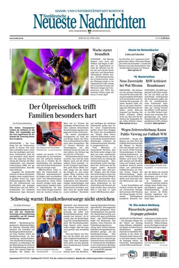Norddeutsche Neueste Nachrichten NNN Ausgabe 2026017