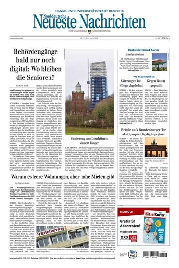 Norddeutsche Neueste Nachrichten NNN Ausgabe 2026019