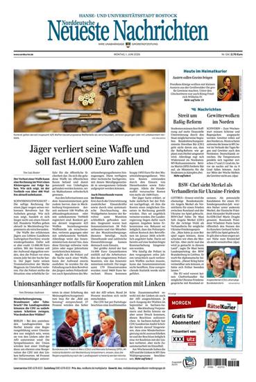 Norddeutsche Neueste Nachrichten NNN Ausgabe 2026023