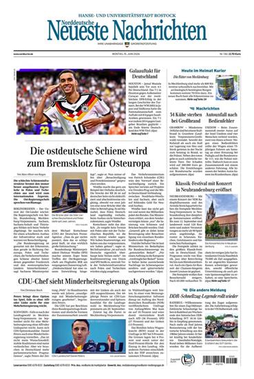 Norddeutsche Neueste Nachrichten NNN Ausgabe 2026025