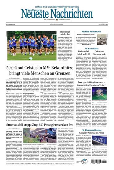 Norddeutsche Neueste Nachrichten NNN Ausgabe 2026027