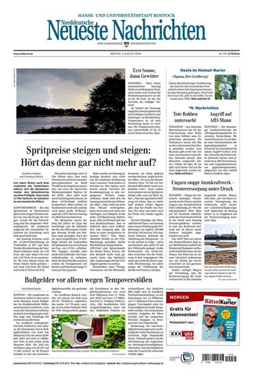 Norddeutsche Neueste Nachrichten NNN Ausgabe 2026032