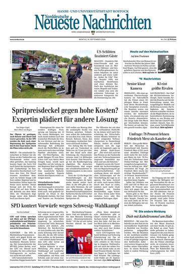 Norddeutsche Neueste Nachrichten NNN Ausgabe 2026038