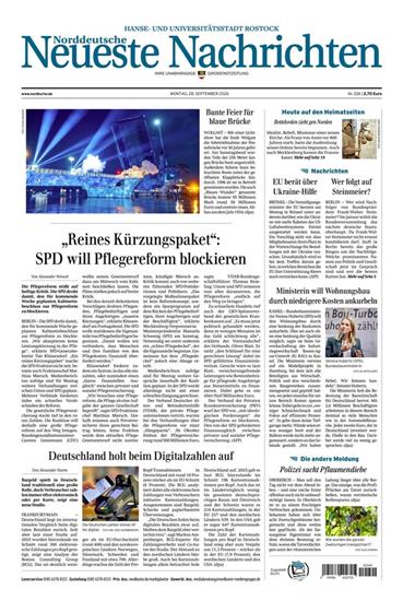 Norddeutsche Neueste Nachrichten NNN Ausgabe 2026040