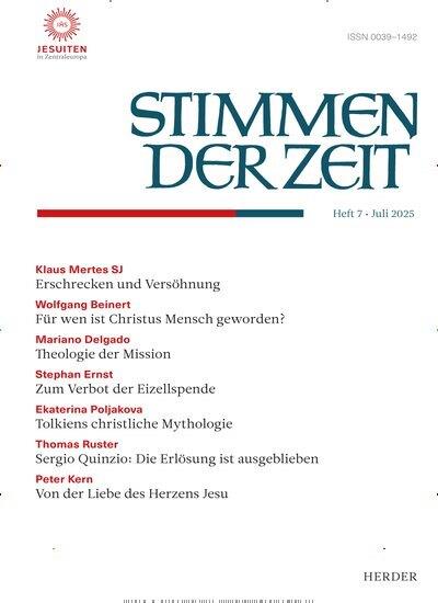 Stimmen der Zeit Ausgabe 2025019