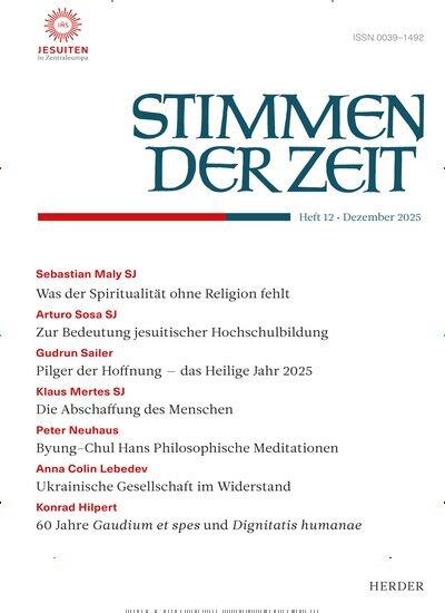 Stimmen der Zeit Ausgabe 2025024