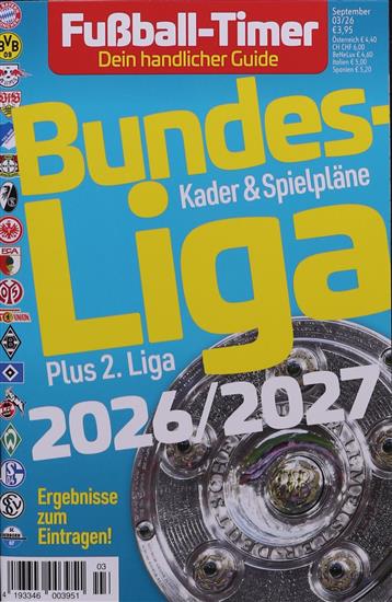 Fussball Timer Ausgabe 2026003
