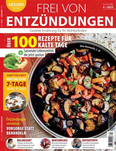Gesund sein - Frei von Entzündungen Ausgabe 2025004