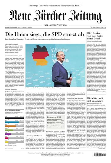 NZZ Neue Zürcher Zeitung Ausgabe 2025009