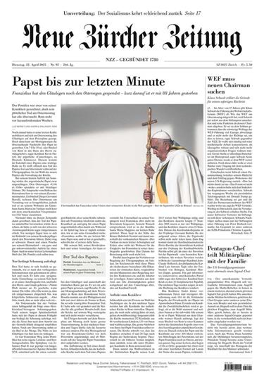 NZZ Neue Zürcher Zeitung Ausgabe 2025017
