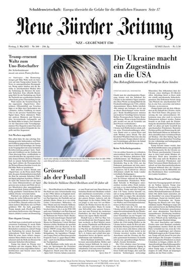 NZZ Neue Zürcher Zeitung Ausgabe 2025018
