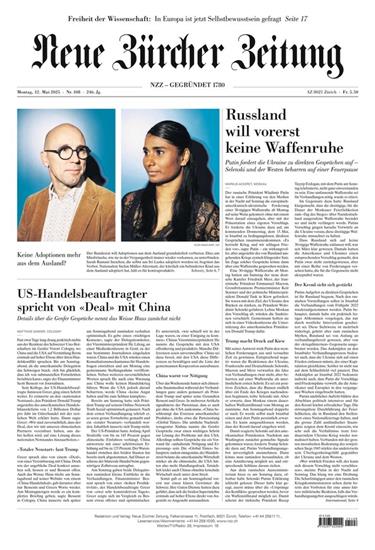 NZZ Neue Zürcher Zeitung Ausgabe 2025020