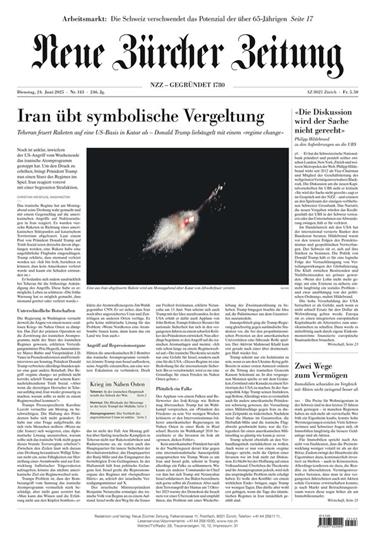 NZZ Neue Zürcher Zeitung Ausgabe 2025026