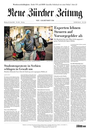 NZZ Neue Zürcher Zeitung Ausgabe 2025027