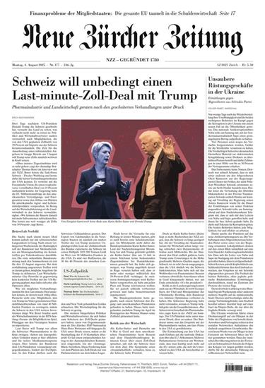 NZZ Neue Zürcher Zeitung Ausgabe 2025032