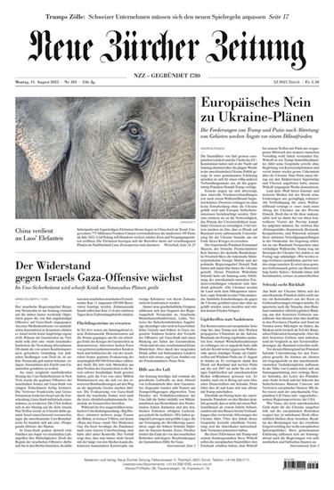 NZZ Neue Zürcher Zeitung Ausgabe 2025033
