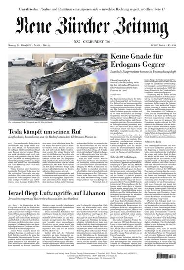 NZZ Neue Zürcher Zeitung Ausgabe 2025013