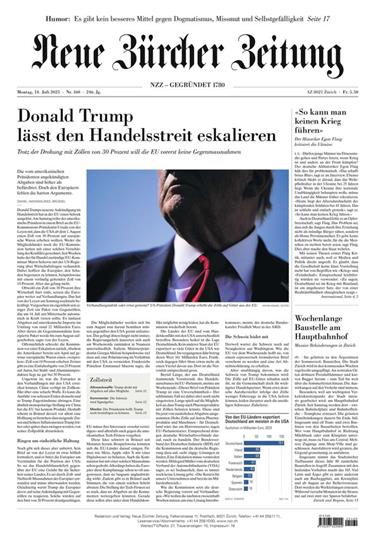 NZZ Neue Zürcher Zeitung Ausgabe 2025029