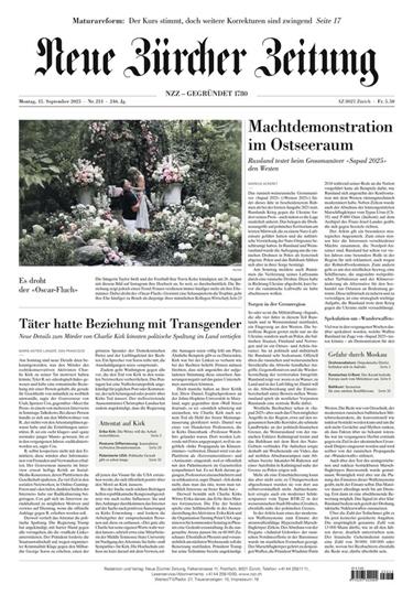 NZZ Neue Zürcher Zeitung Ausgabe 2025038