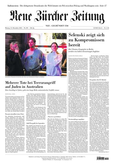 NZZ Neue Zürcher Zeitung Ausgabe 2025051