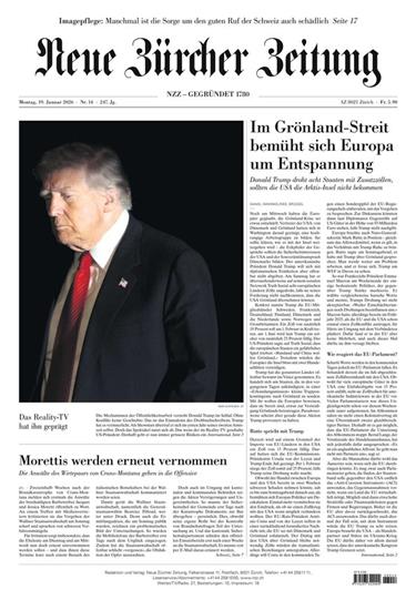 NZZ Neue Zürcher Zeitung Ausgabe 2026004