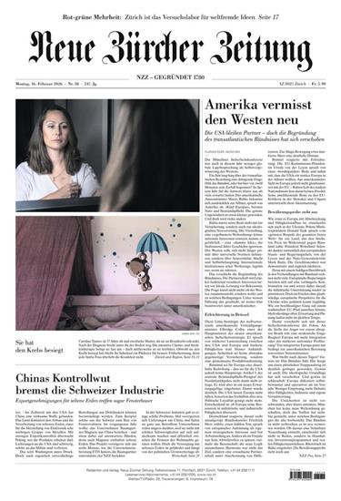 NZZ Neue Zürcher Zeitung Ausgabe 2026008