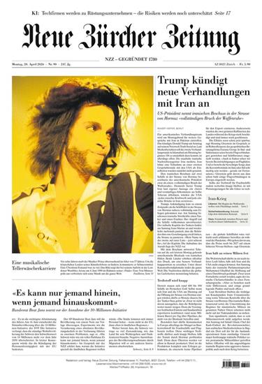 NZZ Neue Zürcher Zeitung Ausgabe 2026017