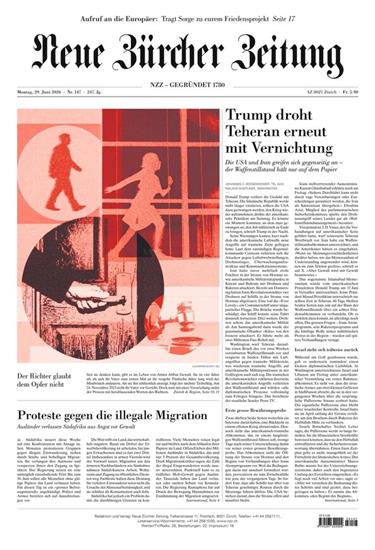 NZZ Neue Zürcher Zeitung Ausgabe 2026027