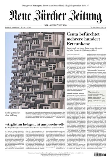 NZZ Neue Zürcher Zeitung Ausgabe 2026032