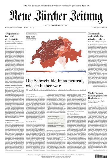 NZZ Neue Zürcher Zeitung Ausgabe 2026040