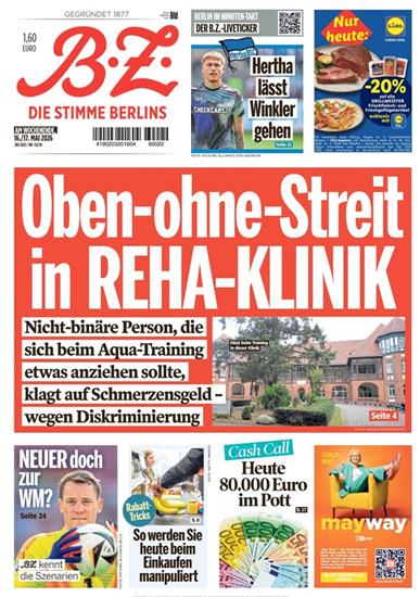 Berliner Zeitung (MO-SA) Ausgabe 2026020