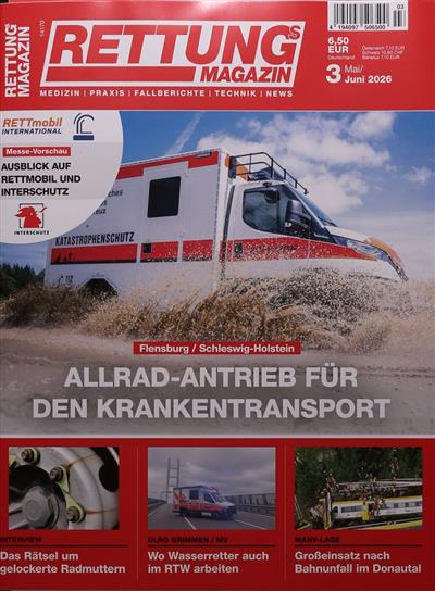 Rettungsmagazin Ausgabe 2026003