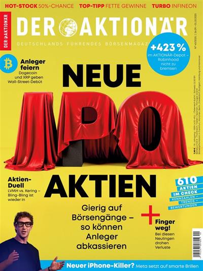 Der Aktionär Ausgabe 2025040