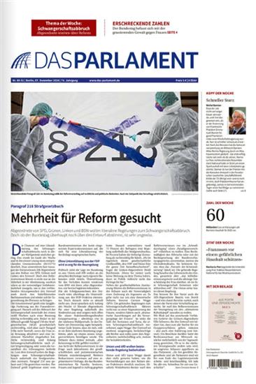 Parlament Ausgabe 2024050