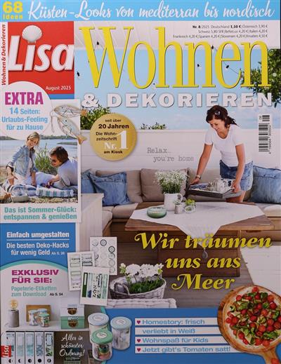 Lisa Wohnen & Dekorieren Ausgabe 2025008