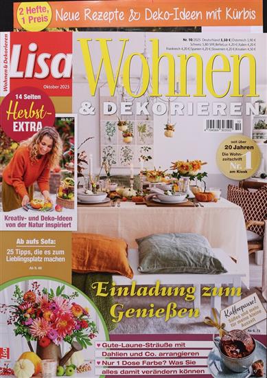Lisa Wohnen & Dekorieren Ausgabe 2025010
