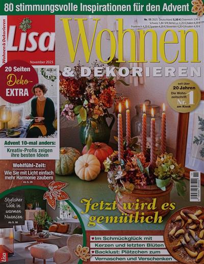 Lisa Wohnen & Dekorieren Ausgabe 2025011