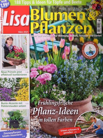 Lisa Blumen Pflanzen Abo 35 Rabatt Auf Mini Geschenkabo Presseplus De