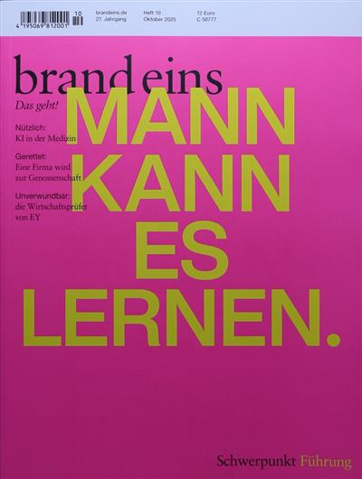 Brand eins Ausgabe 2025010