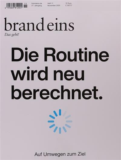 Brand eins Ausgabe 2025011