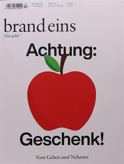 Brand eins Ausgabe 2025012