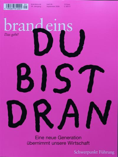 Brand eins Ausgabe 2026009