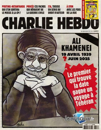 Charlie Hebdo Frankreich Ausgabe 2025717