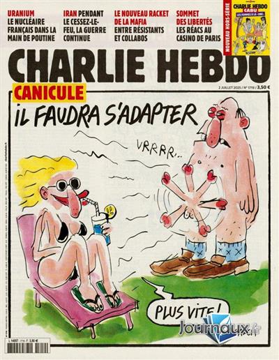 Charlie Hebdo Frankreich Ausgabe 2025719
