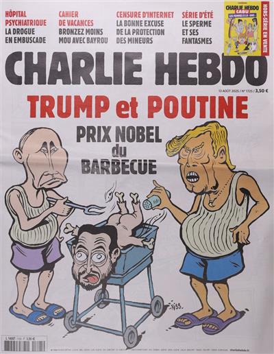Charlie Hebdo Frankreich Ausgabe 2025725