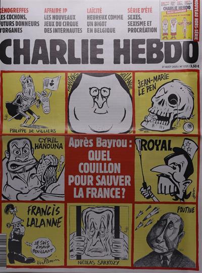 Charlie Hebdo Frankreich Ausgabe 2025727