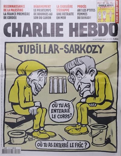 Charlie Hebdo Frankreich Ausgabe 2025731
