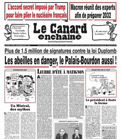 Canard Enchaine Ausgabe 2025463